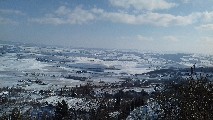 NEVE SULLA VALLATA VISTA DAL CAMPO DI TIRO