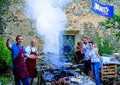 BRACIERE ALLA FESTA DELLA BIRRA